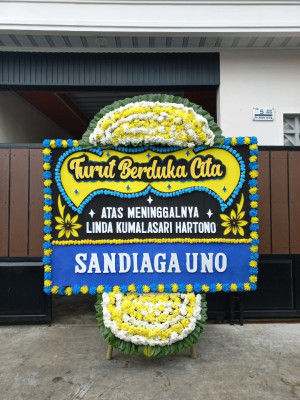 Papan Bunga Duka di Sariharjo